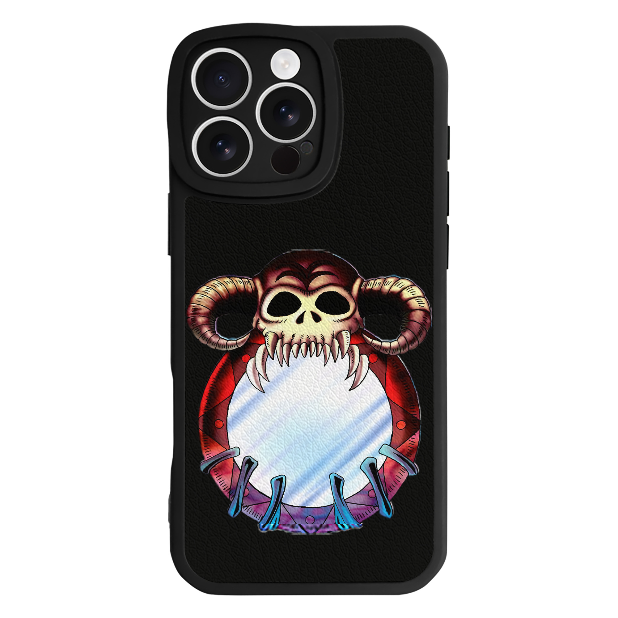 （画像用） 遊☆戯☆王 Yu-Gi-Oh! 【iPhone 16シリーズ対応】シリコンスマホケース（レザー調） 材質：シリコン